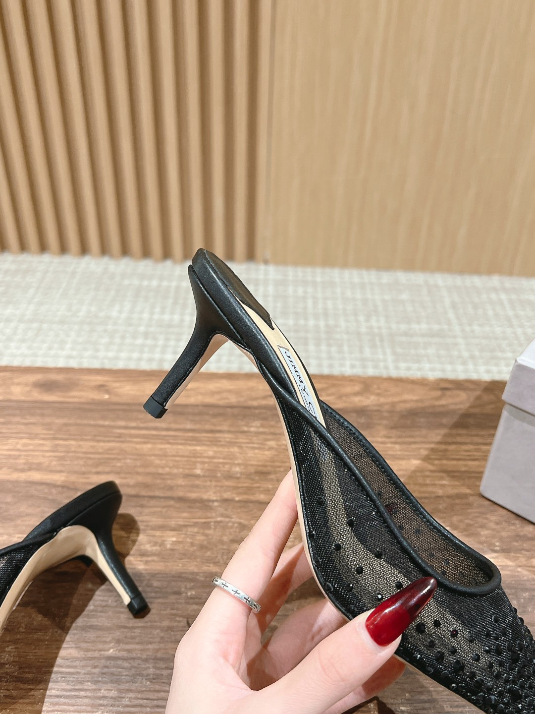 ua Ji*y Ch* vivi mules 6.5cm